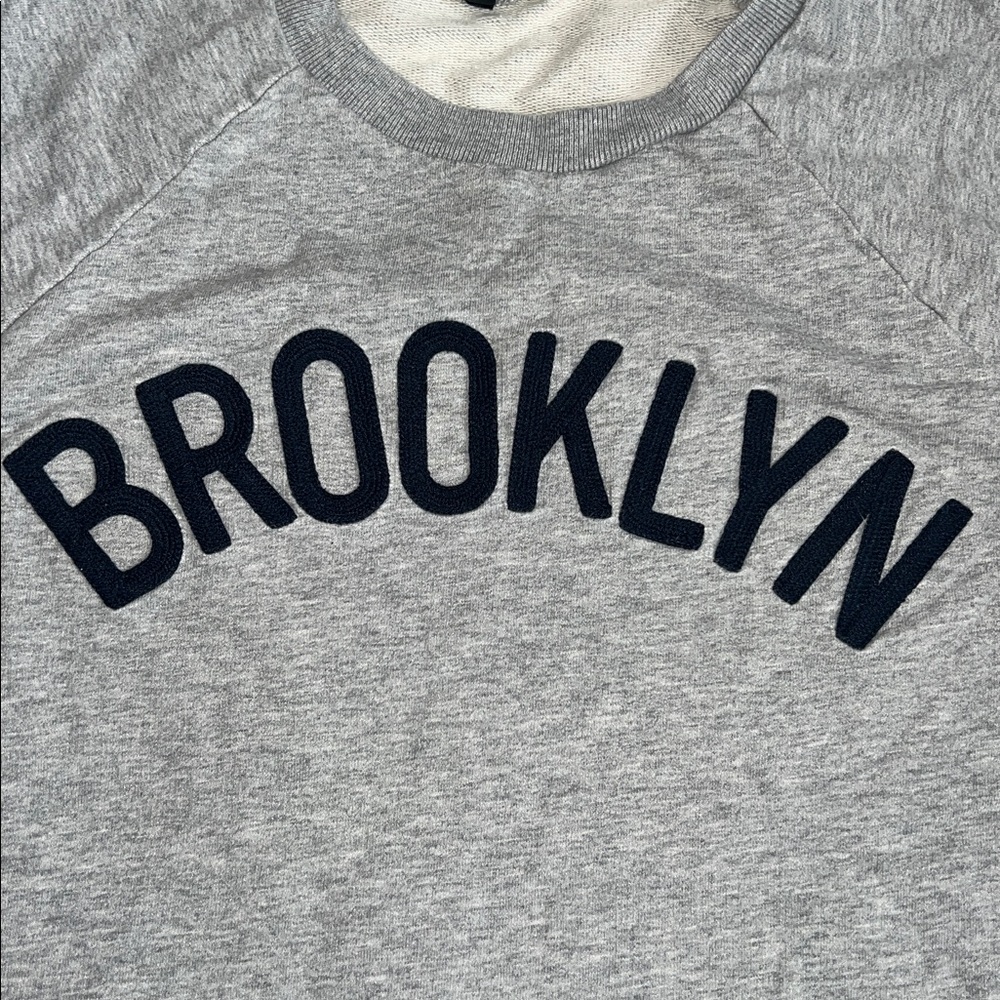 J. Crew Heather Gray ‘Brooklyn’ Sweatshirt - Picture 2 of 5